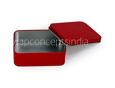 Rectangle Tins - Bronze/Red/Silver (Pack of 6) Rectangle Tins - Bronze/Red/Silver (Pack of 6)