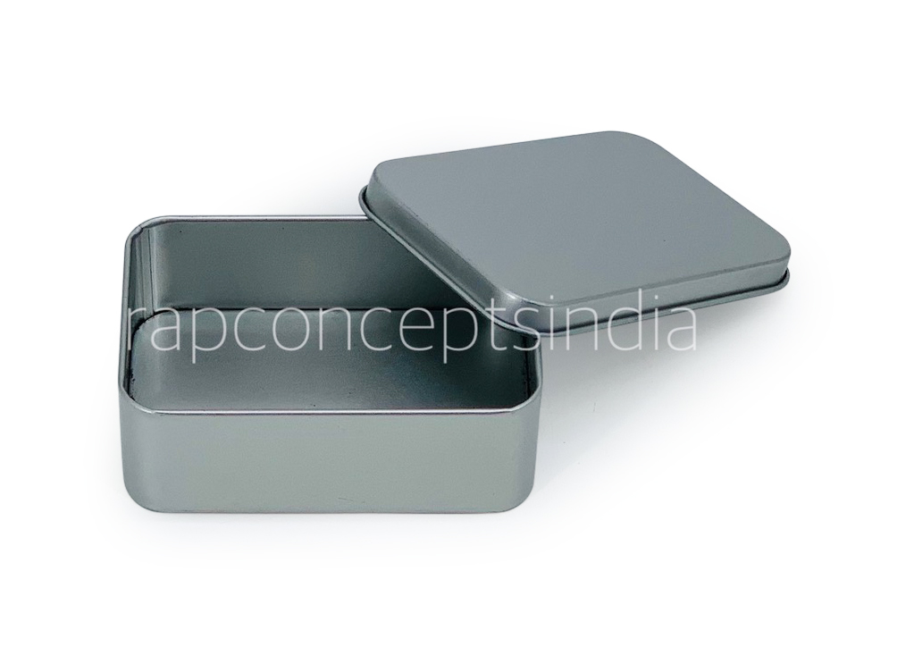 Rectangle Tins - Bronze/Red/Silver (Pack of 6)