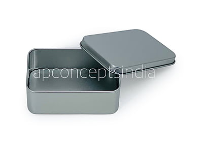 Rectangle Tins - Bronze/Red/Silver (Pack of 6) Rectangle Tins - Bronze/Red/Silver (Pack of 6)