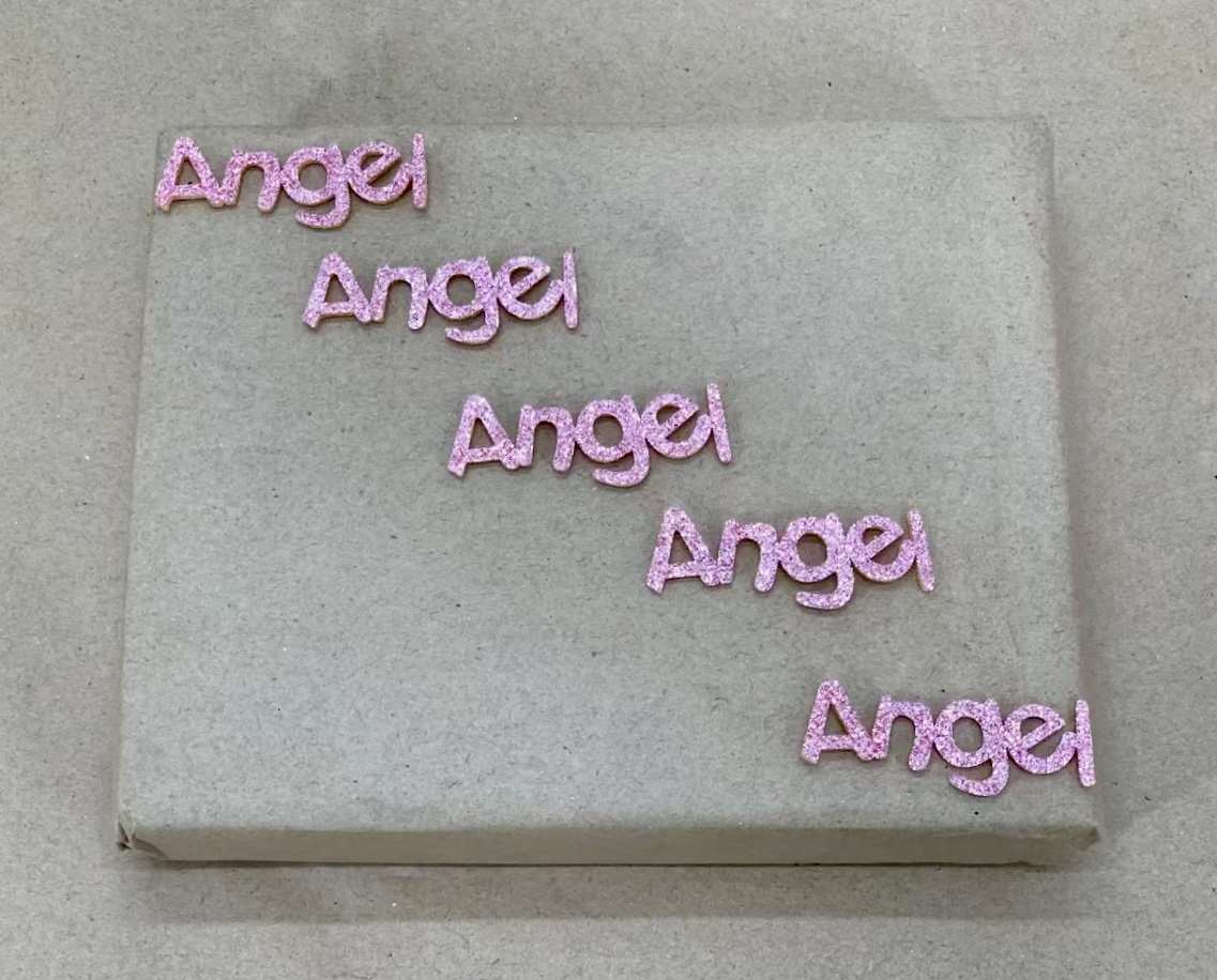 Twin Butterfly - White & Silver (18 pcs)