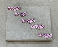 Twin Butterfly - White & Silver (18 pcs)