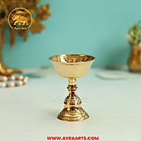 Brass Standing Piyali Diya - Size 2
