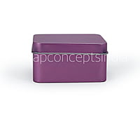Square Tins - Bronze/Red/Lilac (Pack of 6)