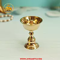 Brass Standing Piyali Diya - Size 2
