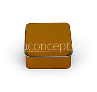 Square Tins - Bronze/Red/Lilac (Pack of 6)