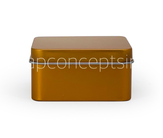 Square Tins - Bronze/Red/Lilac (Pack of 6)