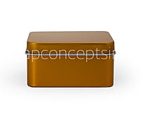 Square Tins - Bronze/Red/Lilac (Pack of 6)