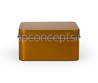 Square Tins - Bronze/Red/Lilac (Pack of 6)