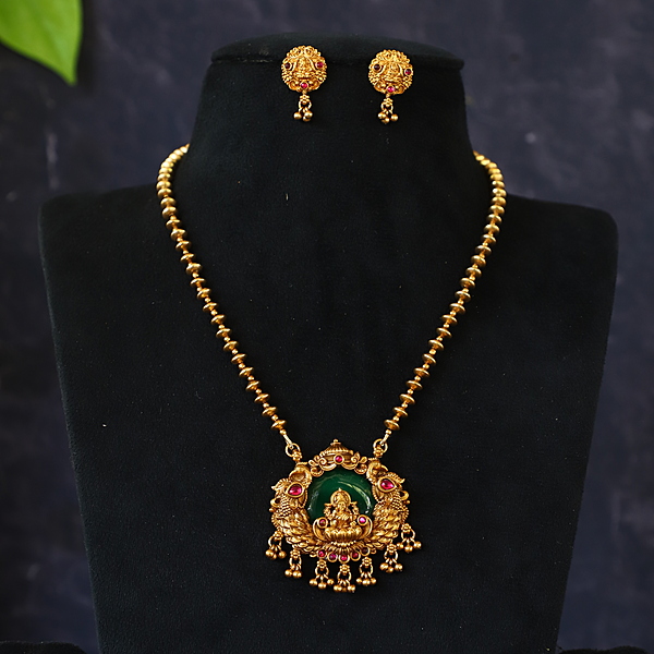 LONG HARAM IN TEMPLE DESIGN IN LAKSHMI DOLLAR