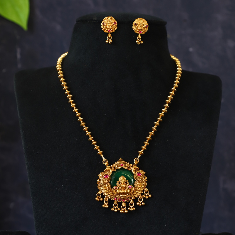 LONG HARAM IN TEMPLE DESIGN IN LAKSHMI DOLLAR