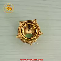 Brass Five Wick Nakshatra Deepam Diya - Size 1