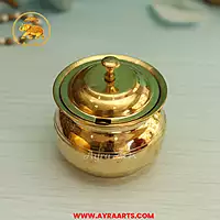 Brass Ghee Pot - 4 Inch Length