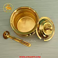 Brass Ghee Pot - 4 Inch Length