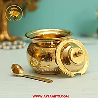 Brass Ghee Pot - Size 2