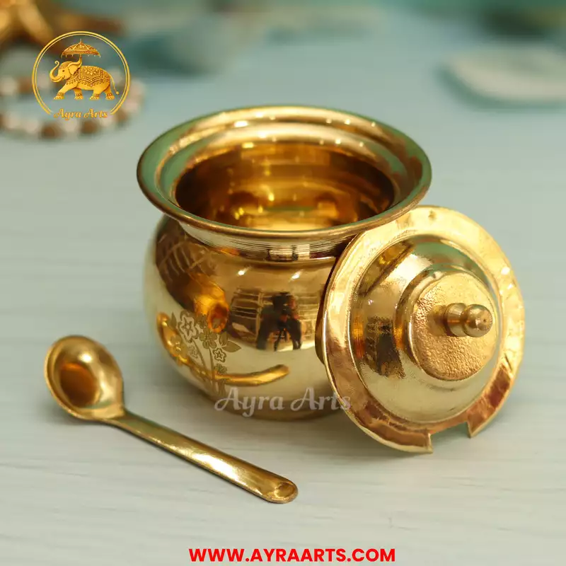Brass Ghee Pot - Size 2