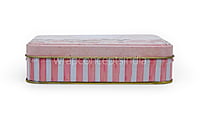 Pink Floral Rectangle Tins (Pack of 6)