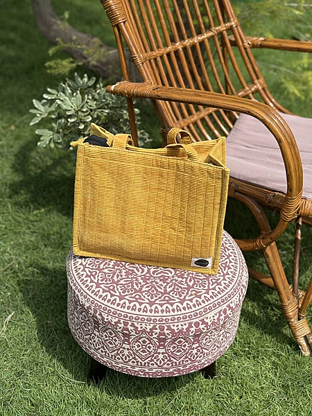 Quilted mini tote