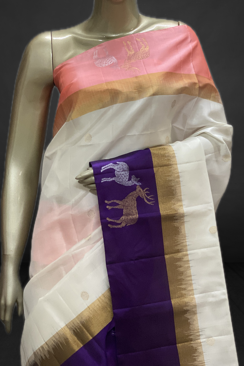 Sriranga - The Ganga Jamuna Border Sarees 20962