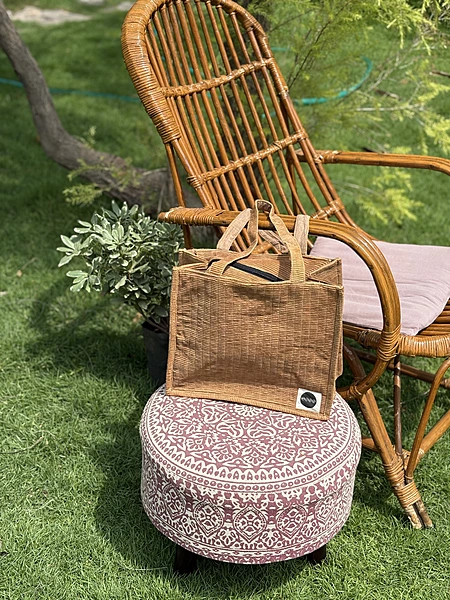 Quilted mini tote