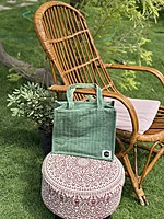 Quilted mini tote