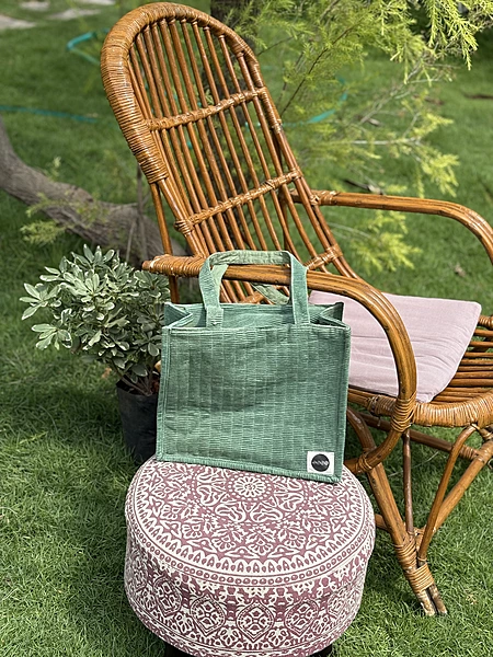 Quilted mini tote