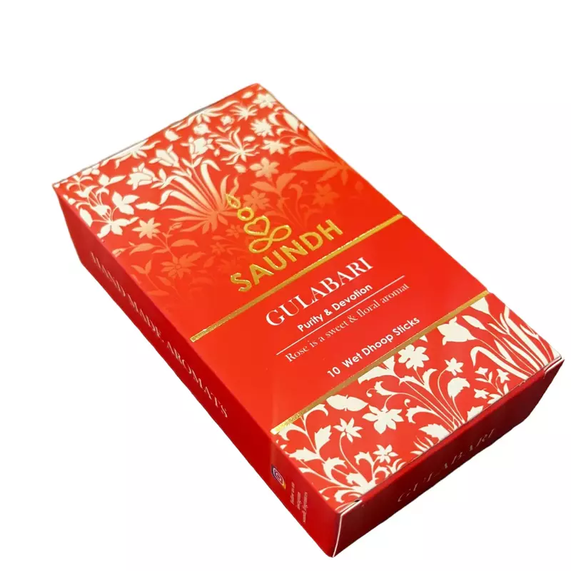 Saundh Gulabari Wet Dhoop Stick (10-Stick)