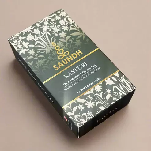 Saundh Kasturi Wet Dhoop Stick (10-Stick)