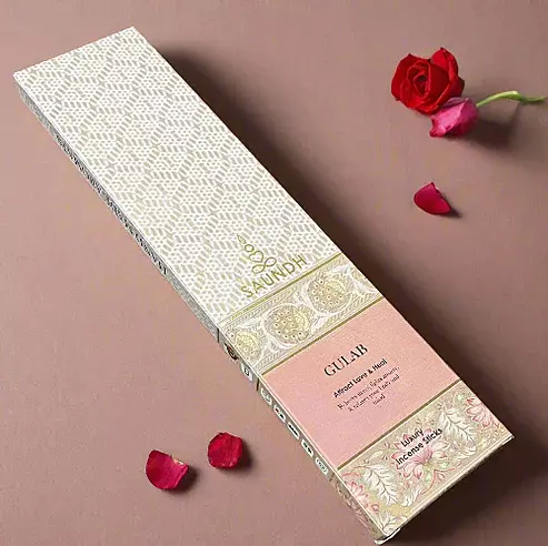 Saundh Gulab Incense Stick (15-Stick)