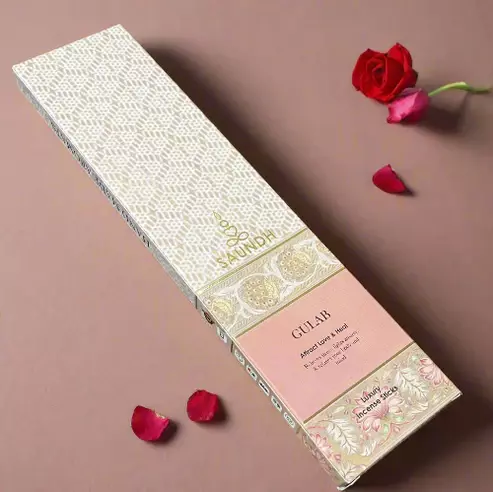 Saundh Gulab Incense Stick (15-Stick)