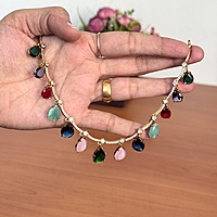 Multicolor Hanging Neckset