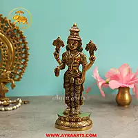 Brass Tirupati Balaji Idol - 10 Inch Height