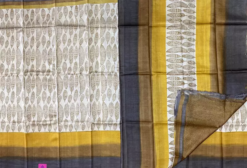 Amrita โ Digital Printed Tussar Sarees SWS1