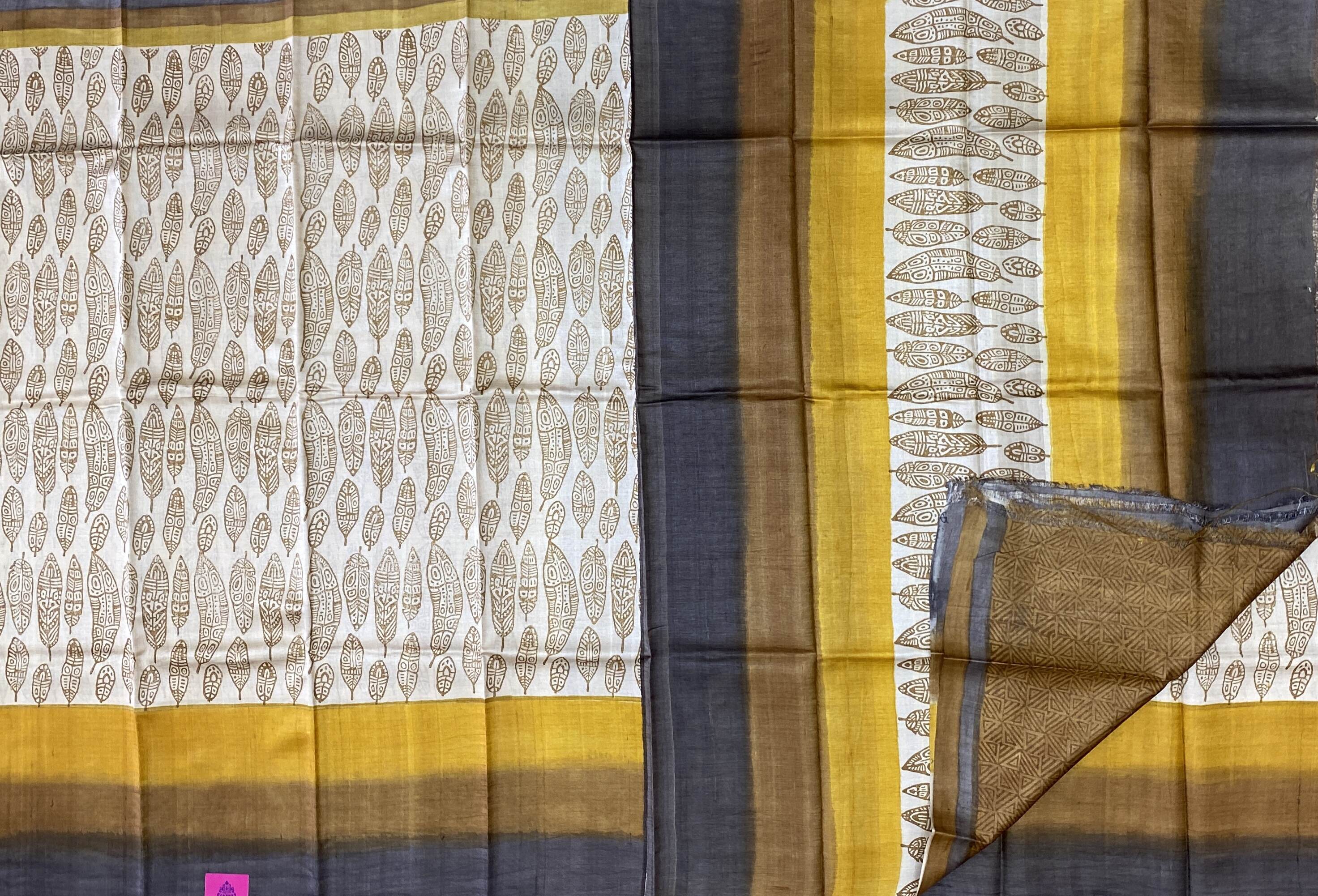 Amrita – Digital Printed Tussar Sarees SWS1