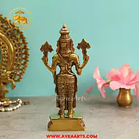 Brass Tirupati Balaji Idol - 10 Inch Height