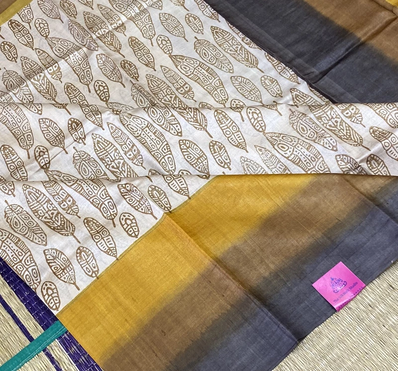 Amrita โ Digital Printed Tussar Sarees SWS1