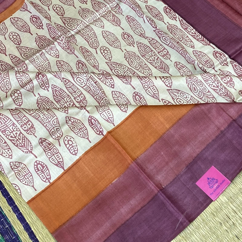 Amrita โ Digital Printed Tussar Sarees SWS1