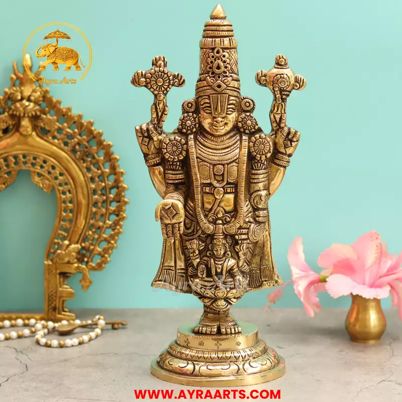 Brass Balaji  - 14.5 Inch Height