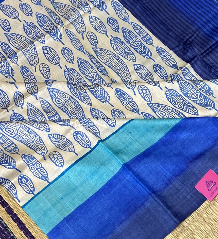 Amrita โ Digital Printed Tussar Sarees SWS1
