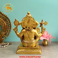 Brass Ganesha - 11.50 Inch Height