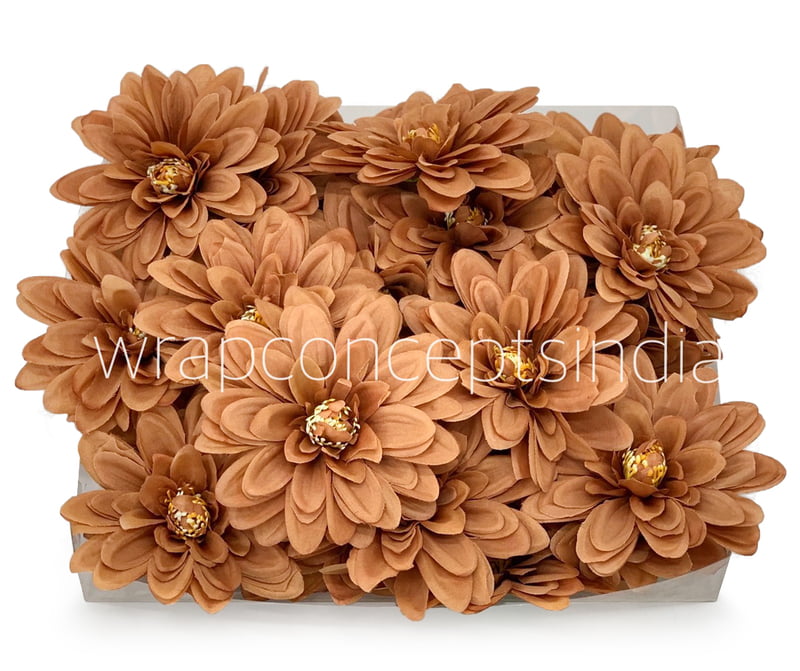 Cherry Wood Dahlias