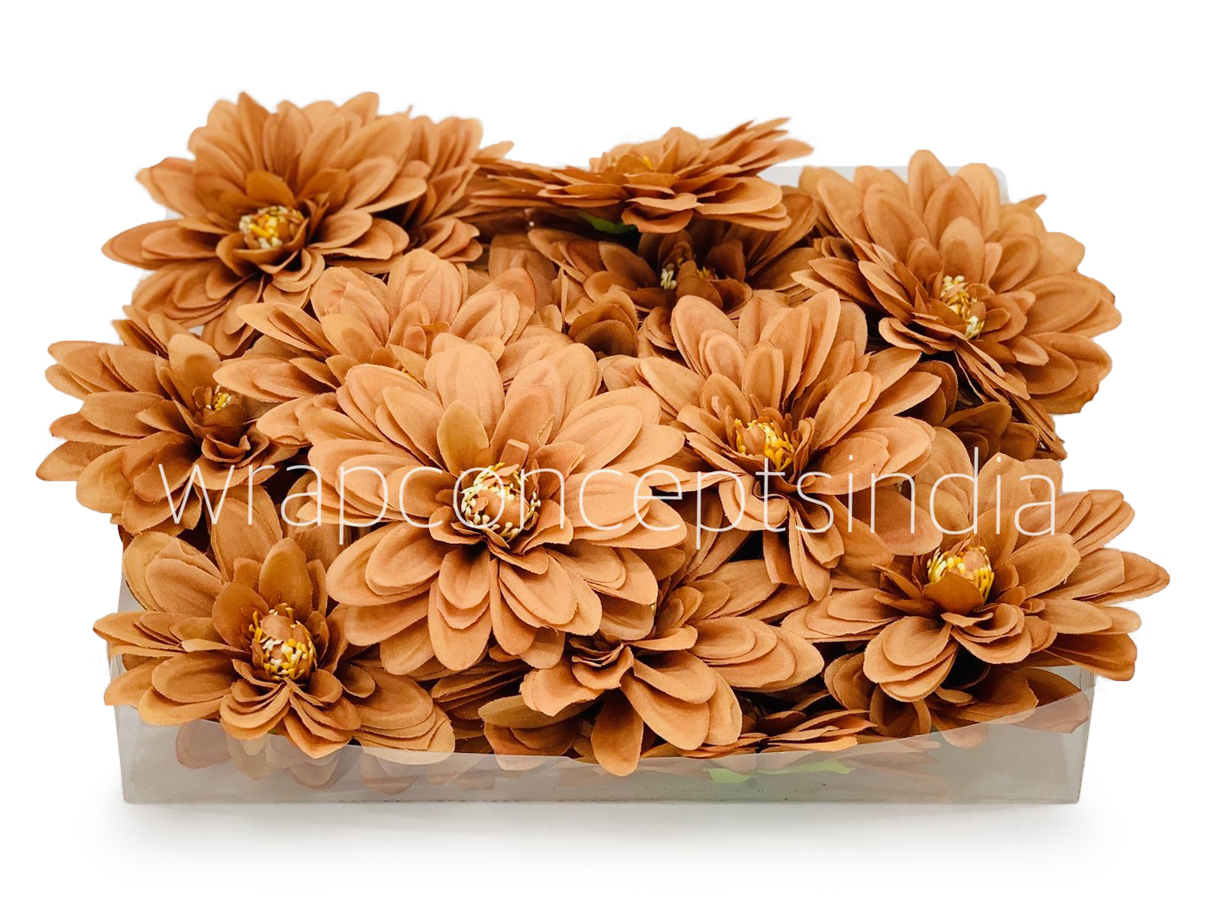 Cherry Wood Dahlias