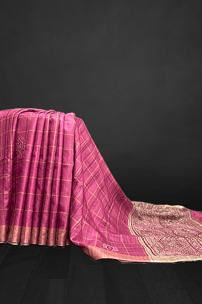 Saanvi - The Dupion Tussar Saree with Thread Pallu 18100