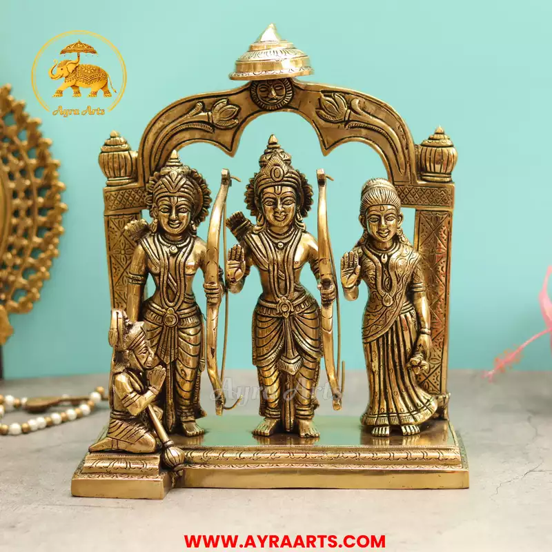 Brass Ram Parivar - 11.5 Inch Height