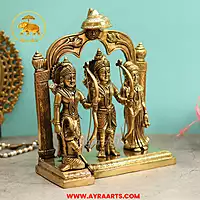 Brass Ram Parivar - 11.5 Inch Height