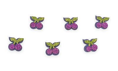 Cherries With Leaves - Red