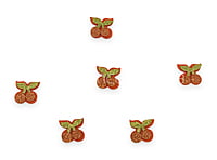 Cherries With Leaves - Red