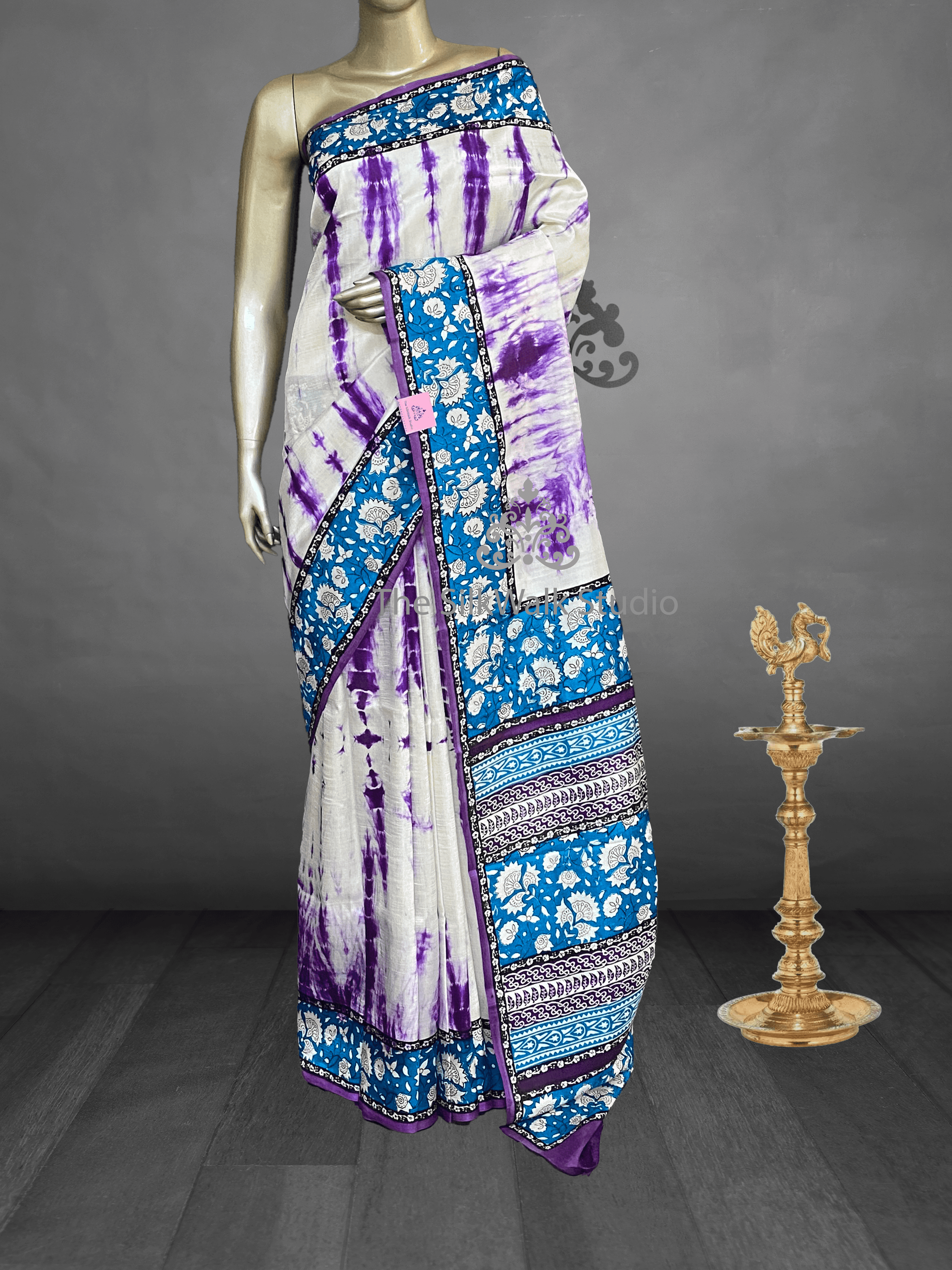 Brindha - Pocket Friendly Pure Silks (SHIBORI-KALAMKARI EDITION) 11257