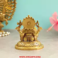 Brass Ganesha Idol - 5 Inch Height