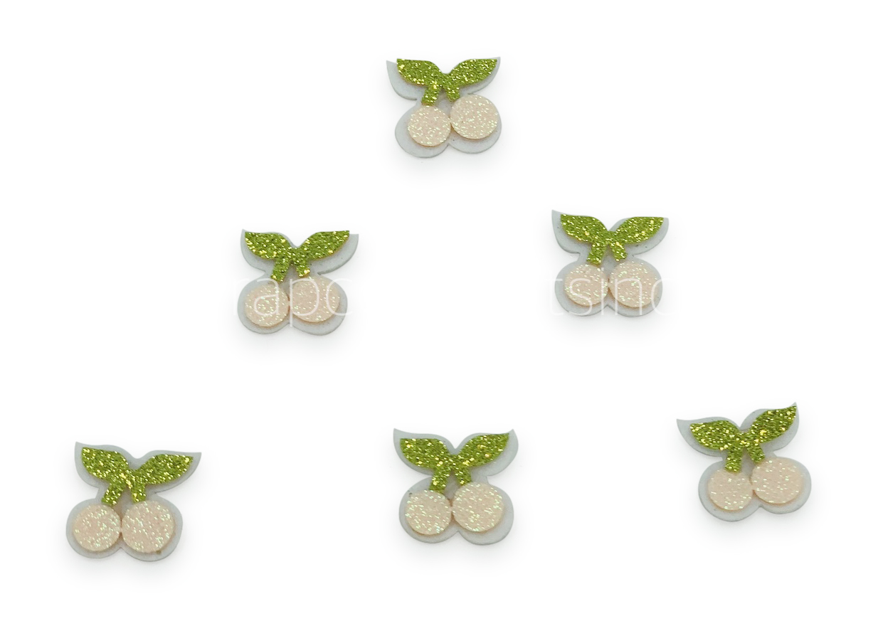 Cherries With Leaves - Red