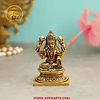 Brass Lakshmi Devi Idol - 3.5 Inch Height